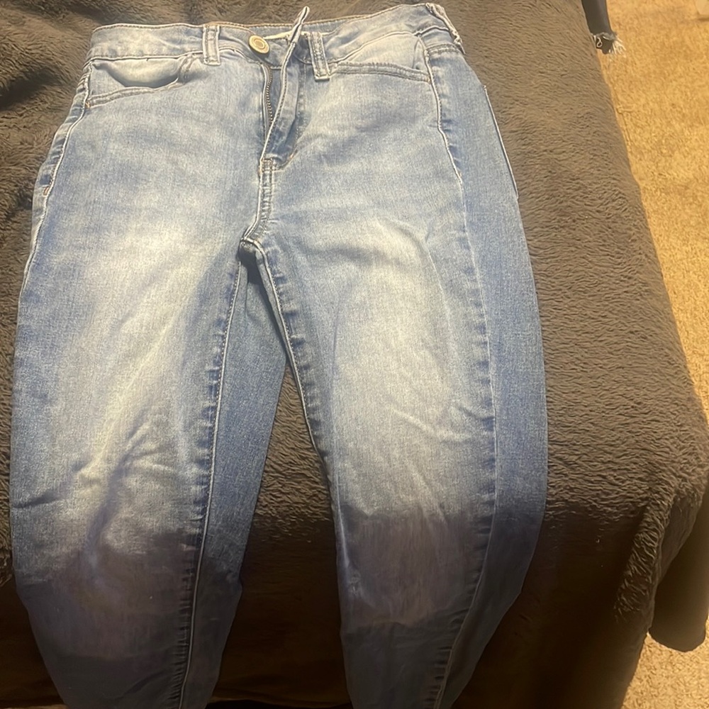 SO, high rise jeans